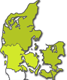 Ribe ligt in regio Zuid-Denemarken