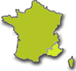 Vidauban ligt in regio Provence-Alpes-Côte d'Azur