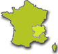 Chatillon-en-Diois ligt in regio Rhône-Alpes en Drôme
