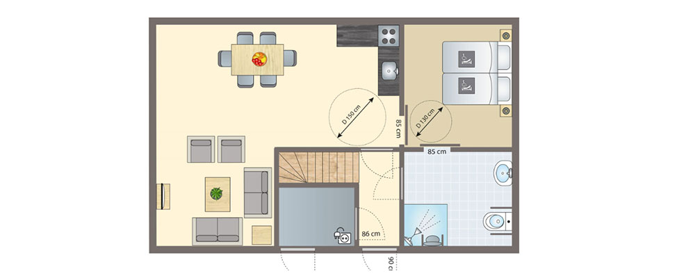 Toegankelijk vakantiehuis of accommodatie Land van Bartje