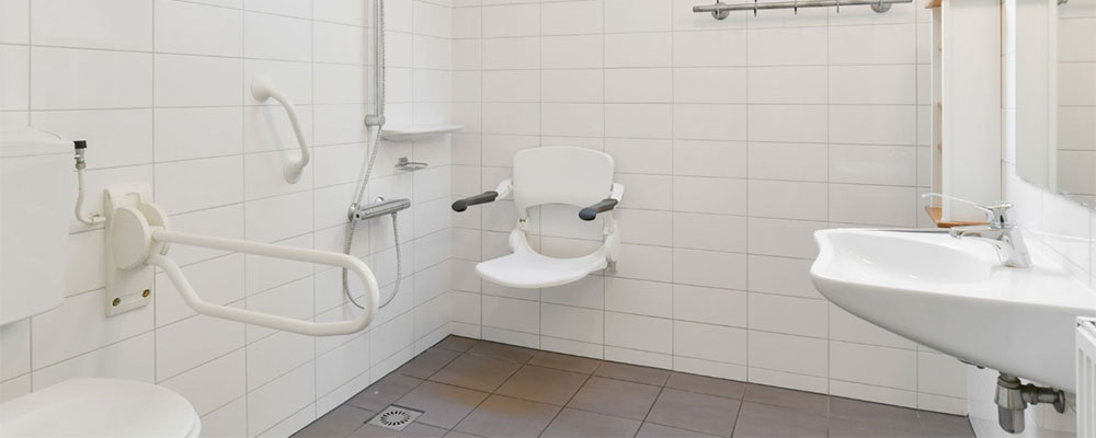 Aangepast sanitair vakantiewoning Land van Bartje