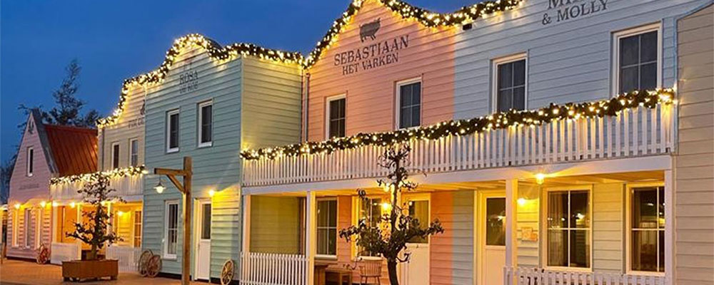 Het verlichte park met Fien & Teun