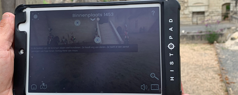 interactieve rondleiding kasteel Chinon