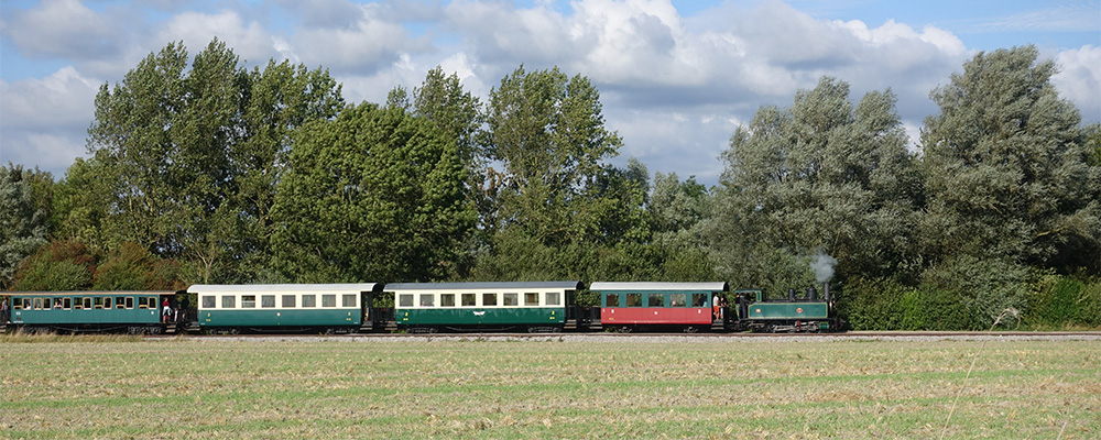 stoomtrein Le Crotoy naar Saint Valery sur Somme
