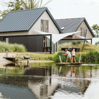 Vakantiepark Ridderstee in regio Zuid-Holland, Nederland