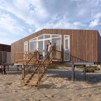 Vakantiepark Strandhuisjes Zeezigt in regio Noord-Holland, Nederland