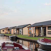 Vakantiepark Vakantiepark Giethoorn in regio Overijssel, Nederland