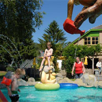 Vakantiepark Veluwecamping 't Schinkel in regio Gelderland, Nederland