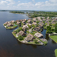 Vakantiepark Waterpark Belterwiede in regio Overijssel, Nederland