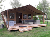 Glamping tent
