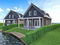 Watervilla 8 pers