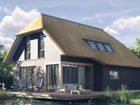 Hofstede Villa met hottub aan zwemvijver
