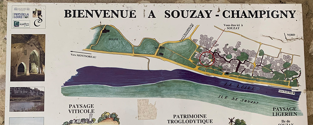 Fietsen langs de Loire, Souzay-Champigny Fietsen langs de Loire, Souzay-Champigny