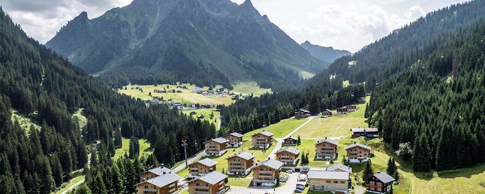 Uitzicht op Landal Hochmontafon Uitzicht op Landal Hochmontafon