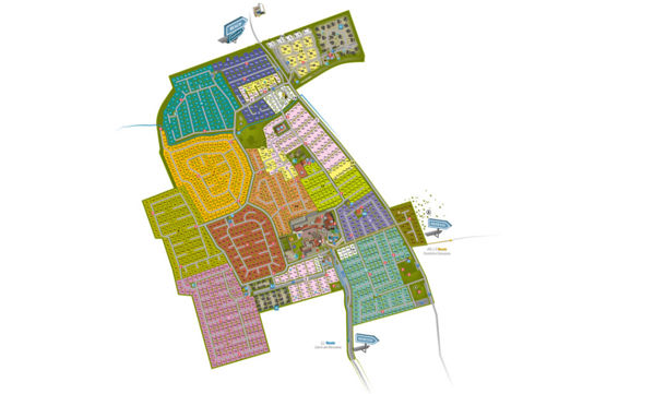 Plattegrond van Ardoer Beachresort Julianahoeve