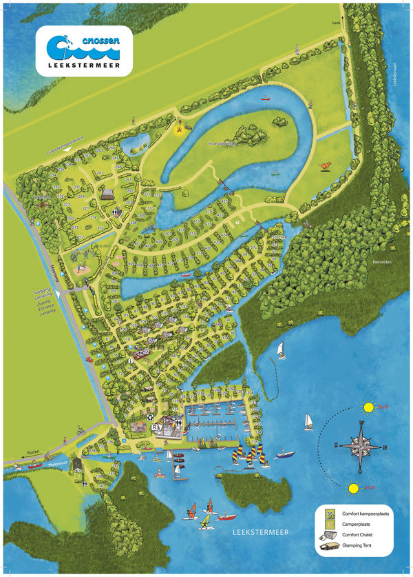 Plattegrond van Ardoer Cnossen Leekstermeer
