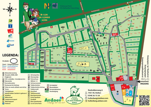 Plattegrond van Ardoer De Holterberg