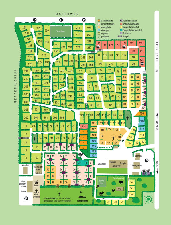 Plattegrond van Ardoer De Meulinge
