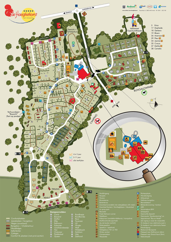 Plattegrond van Ardoer Haeghehorst