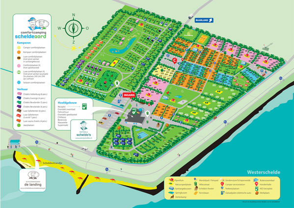Plattegrond van Ardoer Scheldeoord