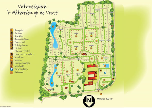 Plattegrond van Ardoer 't Akkertien
