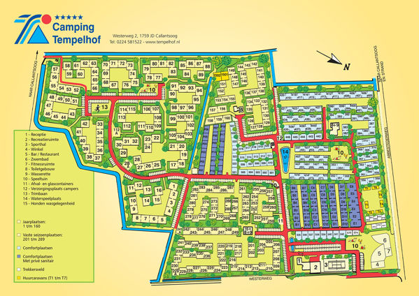 Plattegrond van Ardoer Tempelhof