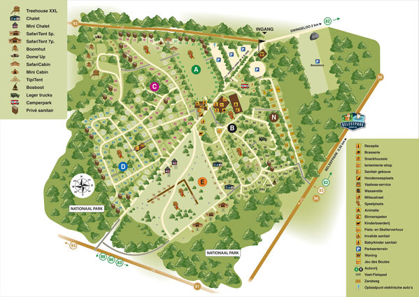 Plattegrond van Ardoer Torentjeshoek