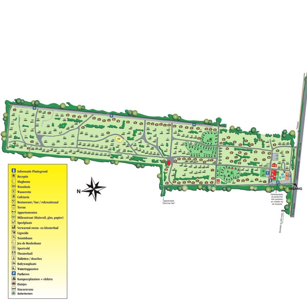 Plattegrond van Bonte Vlucht