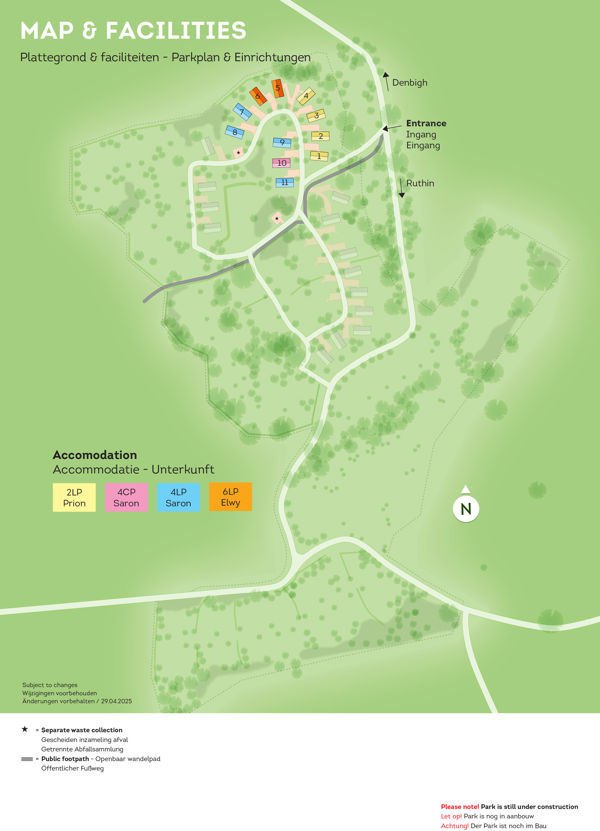 Plattegrond van Bryn Morfydd