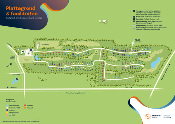 Plattegrond van Buitenplaats de Hildenberg