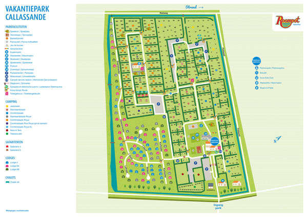 Plattegrond van Callassande