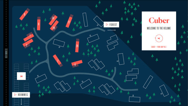 Plattegrond van Cuber Veluwe