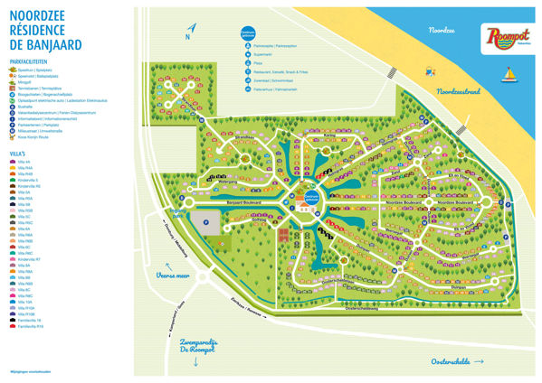 Plattegrond van De Banjaard