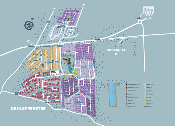 Plattegrond van De Klepperstee