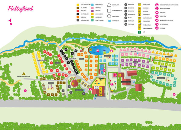 Plattegrond van De Witte Berg