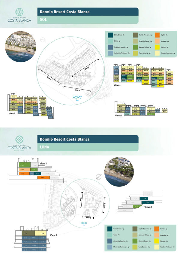 Plattegrond van Dormio Resort Costa Blanca