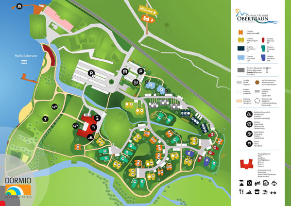 Plattegrond van Dormio Resort Obertraun