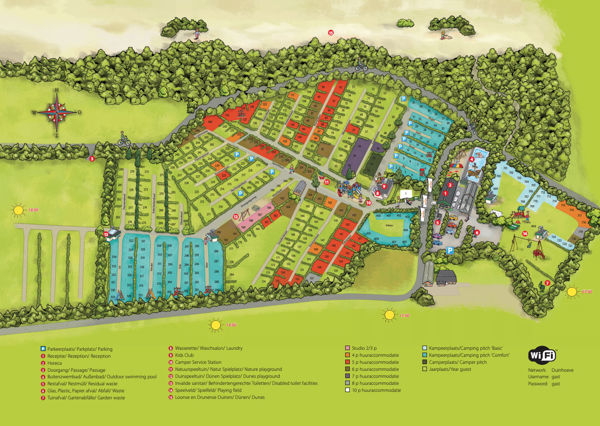 Plattegrond van Duinhoeve