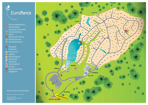 Plattegrond van EuroParcs Brunssummerheide