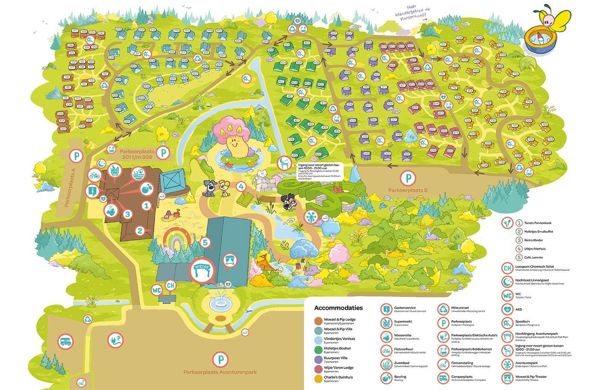 Plattegrond van Familie Resort de Tovertuin