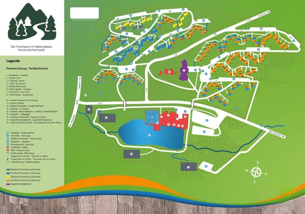 Plattegrond van Hambachtal