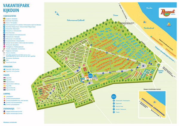 Plattegrond van Kijkduin