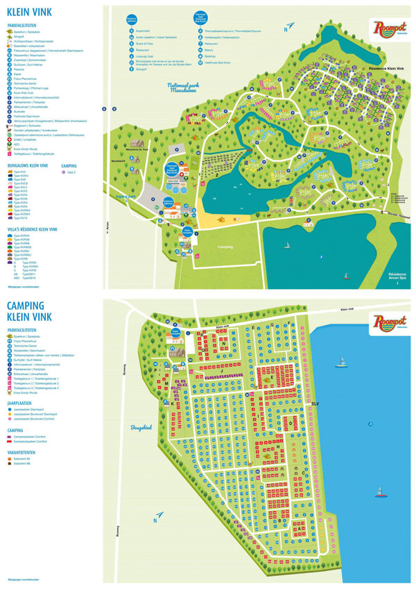 Plattegrond van Klein Vink