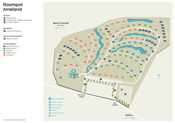 Plattegrond van Landal Ameland