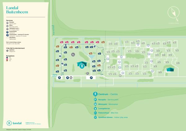 Plattegrond van Landal Buitenheem
