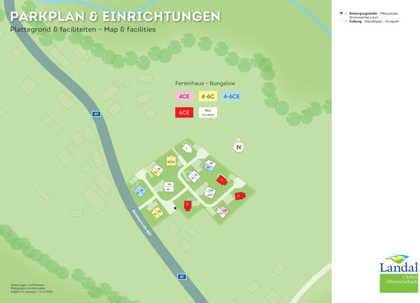 Plattegrond van Landal Clofers Obermöschach