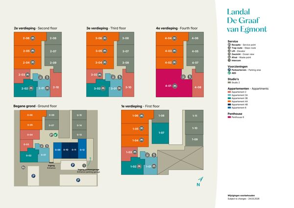 Plattegrond van Landal De Graaf van Egmont