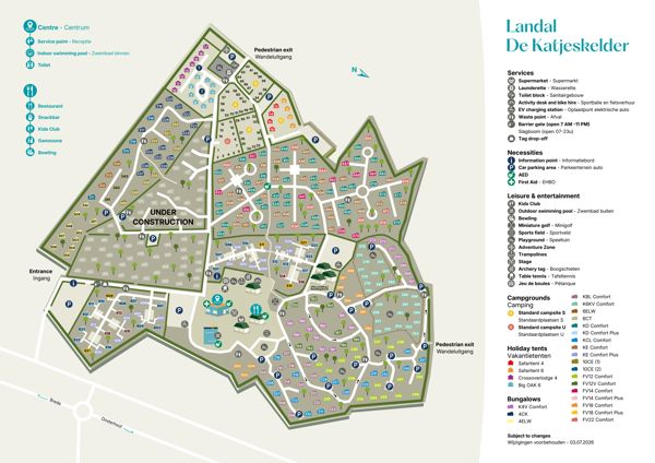 Plattegrond van Landal De Katjeskelder