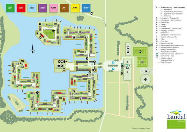 Plattegrond van Landal Ebeltoft