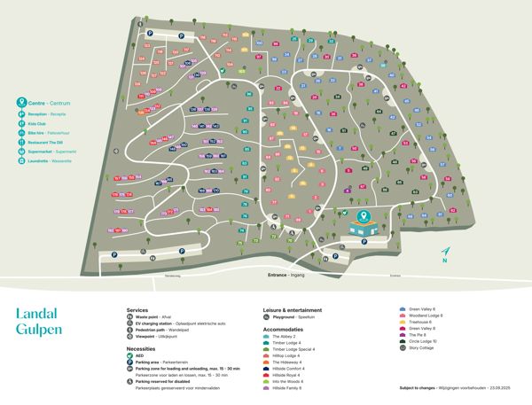 Plattegrond van Landal Gulpen